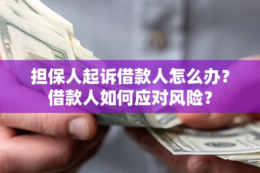 北京担保人起诉借款人怎么办？借款人如何应对风险？