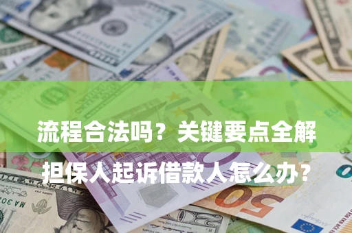 北京

担保人起诉借款人怎么办？流程合法吗？关键要点全解析