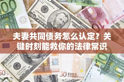 北京夫妻共同债务怎么认定？关键时刻能救你的法律常识